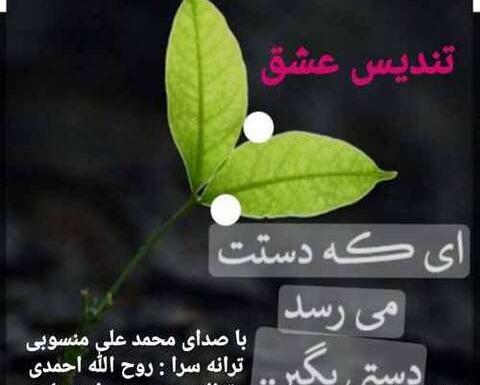عکس نوشته عشقم محمدم
