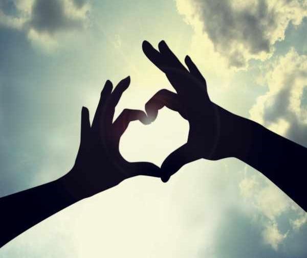 عکس قلب با نوشته برای پروفایل