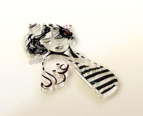 عکس نوشته اسم غزاله