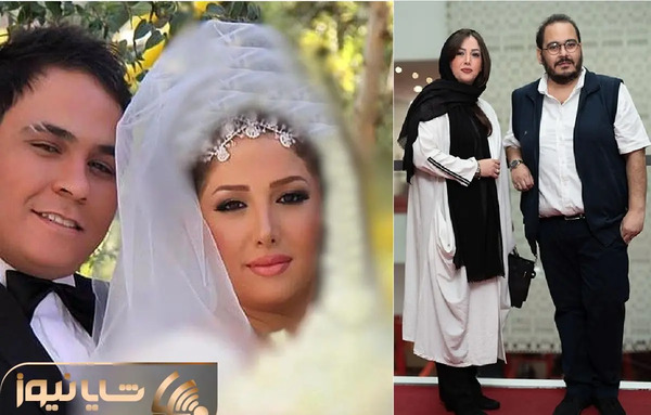 عکس غزل بدیعی در مراسم شوهرش