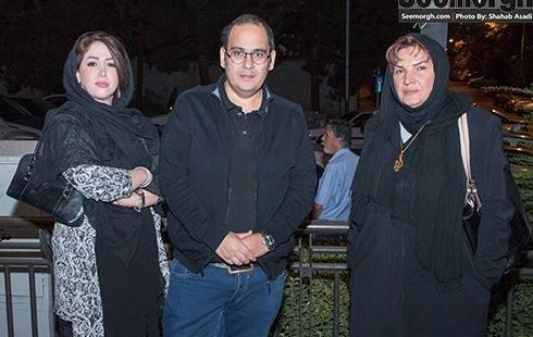 عکس غزل بدیعی در مراسم شوهرش
