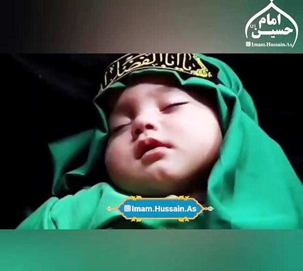 پروفایل عکس نوشته شیرخوارگان علی اصغر