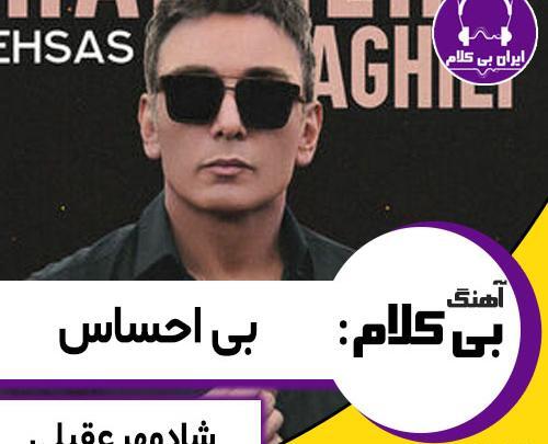 عکس نوشته اهنگ بی احساس شادمهر