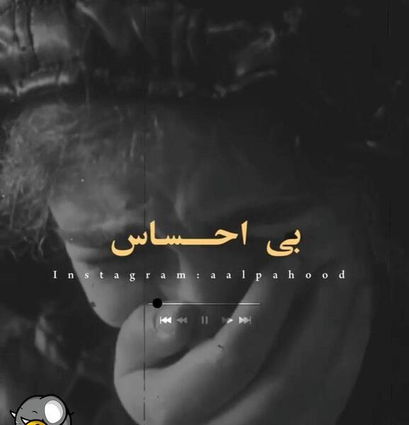 عکس نوشته اهنگ بی احساس شادمهر