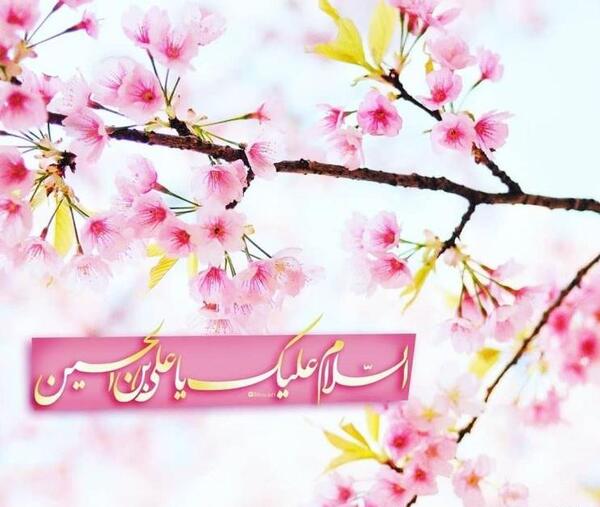 عکس نوشته ولادت امام سجاد علیه السلام