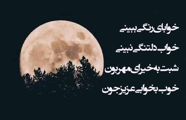 عکس نوشته زیبا برای شب بخیر گفتن