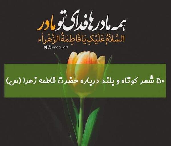 عکس نوشته یا زهرا دستمو بگیر