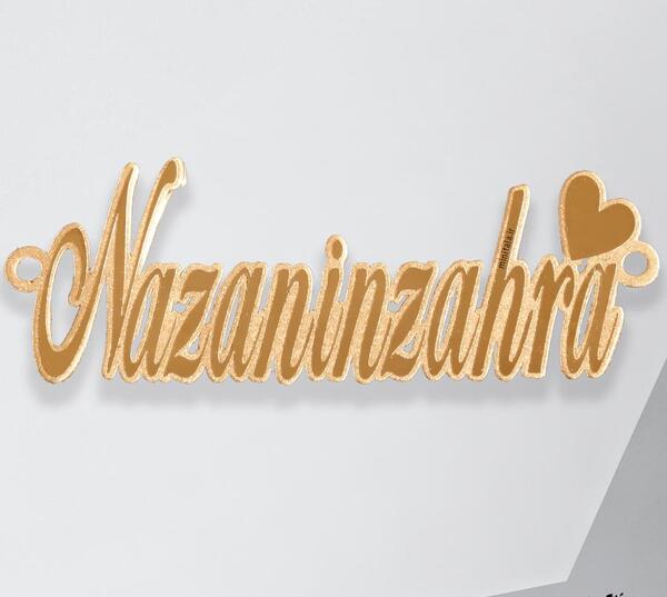 نازنین زهرا به انگلیسی عکس نوشته