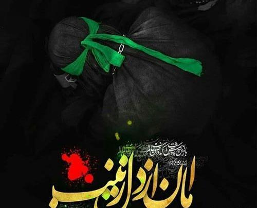 عکس نوشته علی و زینب