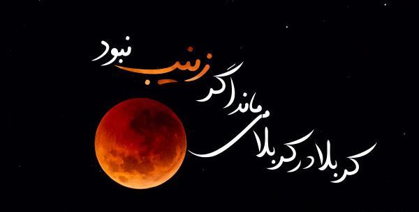 عکس نوشته حضرت زینب و اربعین