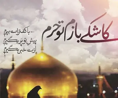 عکس نوشته درباره شهادت امام رضا
