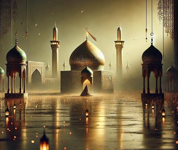 عکس نوشته شهادت امام رضا ع