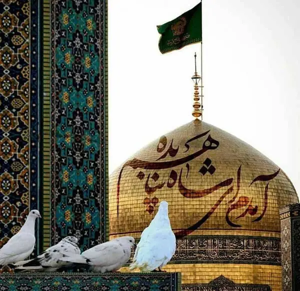 عکس نوشته امام رضایی جدید