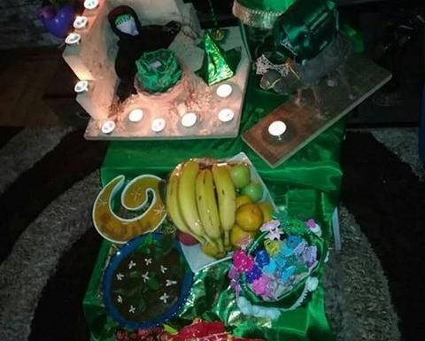 عکس نوشته سفره حضرت رقیه