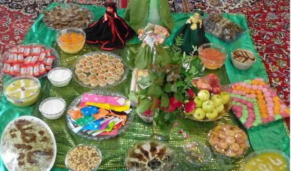عکس نوشته سفره حضرت رقیه