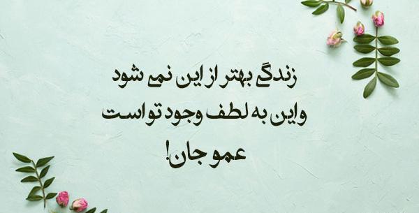 عکس نوشته زن دایی جونم دوستت دارم