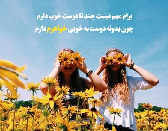 عکس نوشته خواهر کوچیک داشتن یعنی