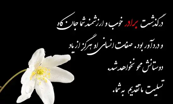 عکس نوشته برای خاله فوت شده