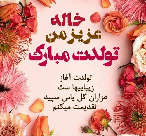 عکس نوشته خاله شدن