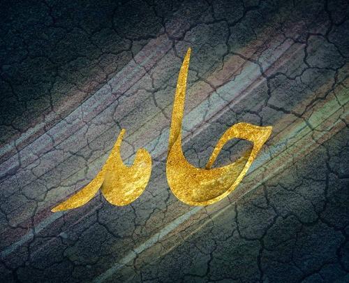 عکس نوشته انگلیسی اسم حامد