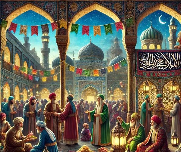 عکس نوشته میلاد امام حسن عسکری ۱۴۰۳
