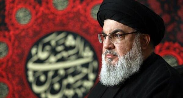 عکس نوشته سید حسن نصرالله و حاج قاسم