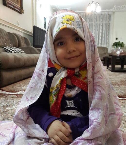 عکس نوشته حدیث در مورد دختر داشتن