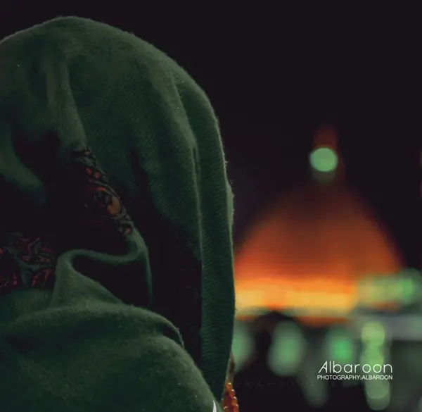عکس نوشته پناه من حسین است