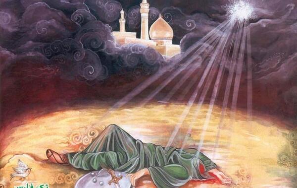 عکس نوشته این حسین کیست که عالم