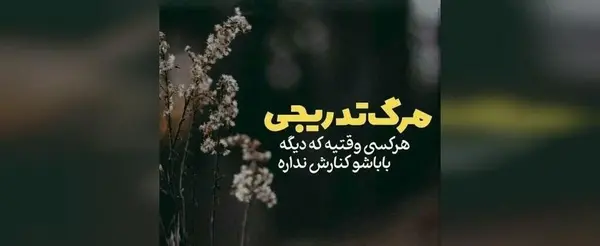 عکس نوشته دومین سالگرد پدرم
