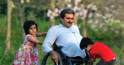 عکس نوشته روز جانباز به پدر