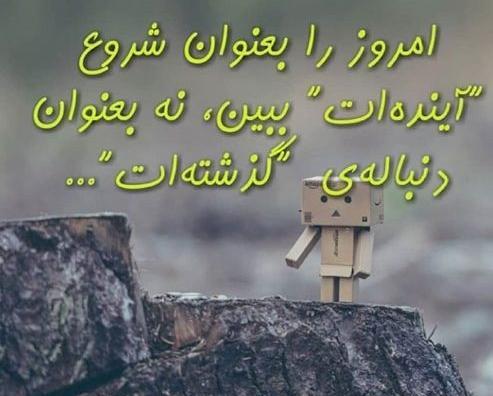 عکس نوشته اراده
