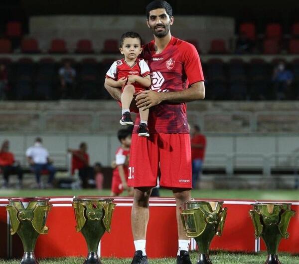 عکس بازیکنان پرسپولیس با اسم ۱۴۰۳