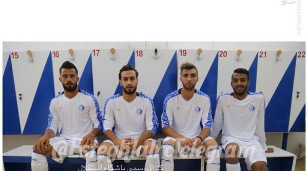 عکس بازیکنان استقلال جدید با اسم