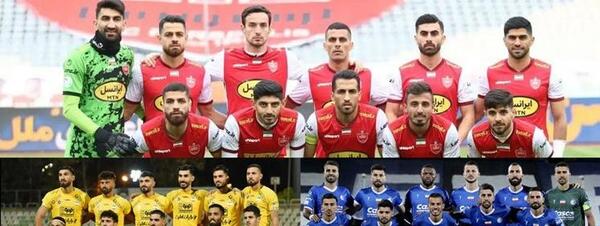 عکس بازیکنان پرسپولیس استقلال