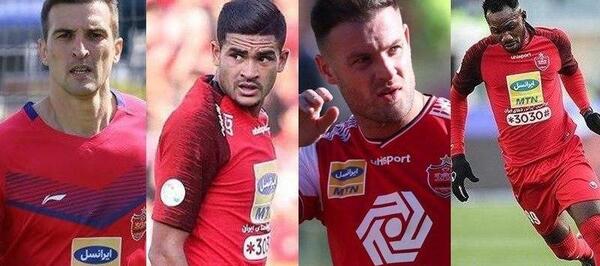 عکس بازیکنان خارجی پرسپولیس