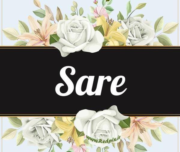 عکس نوشته اسم سارا به انگلیسی