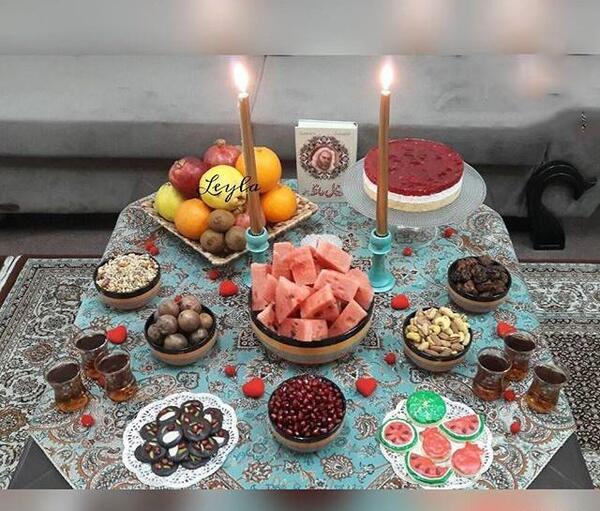 عکس فیک خوراکی در شب