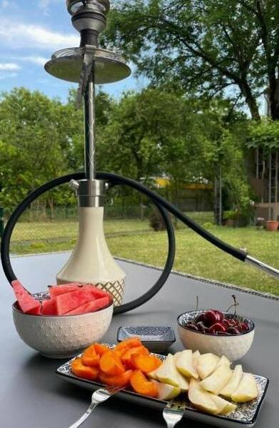عکس فیک قلیون تو کافه