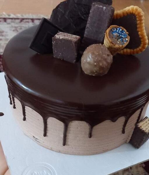 عکس فیک کیک شکلاتی