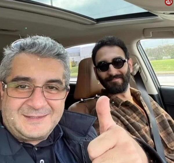 عکس پسر مهران مدیری و همسرش