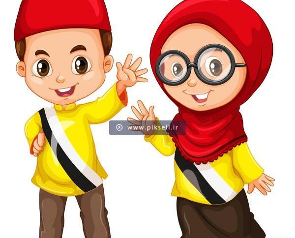 عکس پسر مذهبی کارتونی