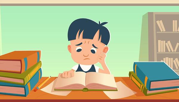 عکس پسر ناراحت کارتونی