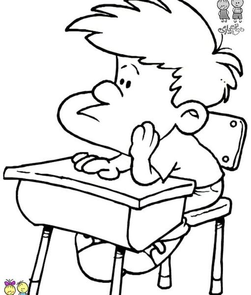 عکس پسر ناراحت کارتونی