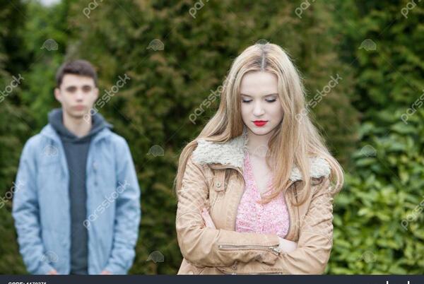 عکس دختر پسر ناراحت