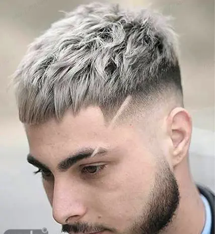 عکس پسر مو یخی