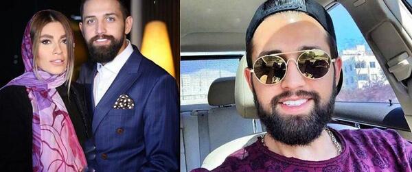 عکس محسن افشانی و همسرش در استخر