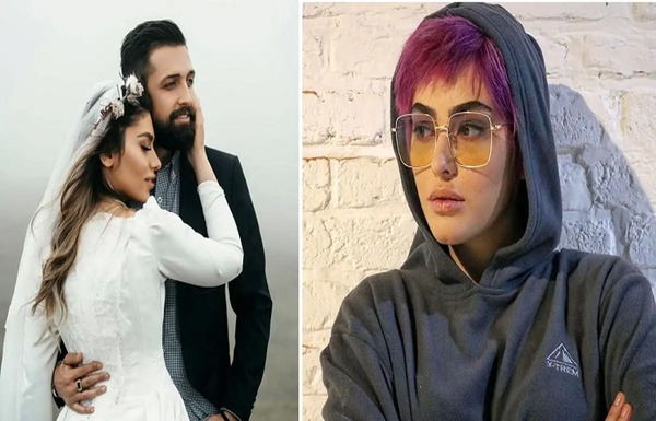 عکس محسن افشانی و همسرش در استخر