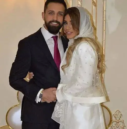عکس های عروسی محسن افشانی و همسرش