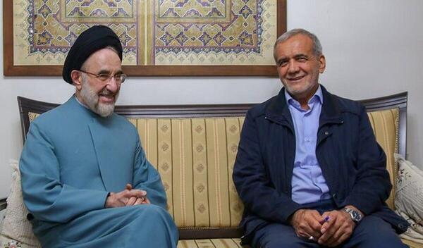 عکس حسن روحانی و پزشکیان